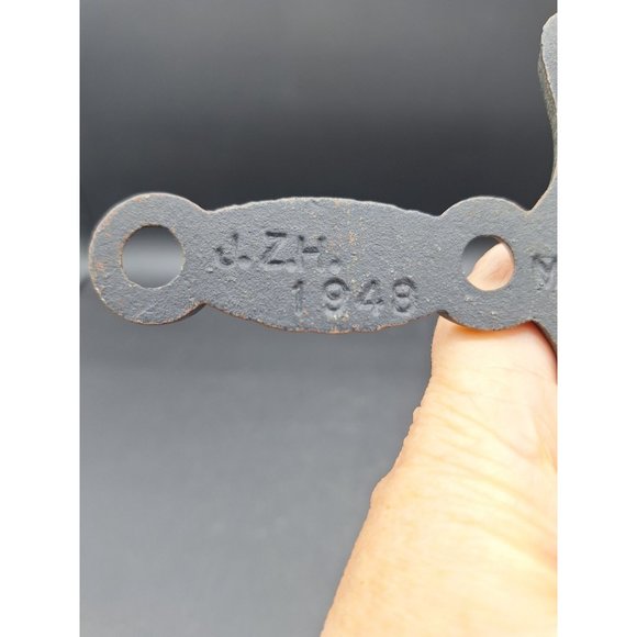 ANTIQUE CAST IRON TRIVET DECORATIVE HOT PAD SERVING RACK JZH 1948 M - Picture 9 of 9